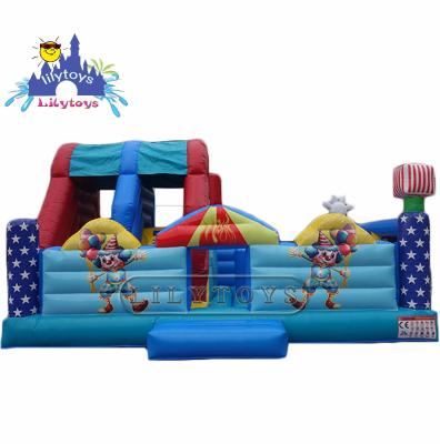 China Home Inflatable Combo Bouncy Castle Bounce Bouncer PVC Combo Trampoline Factory for sale