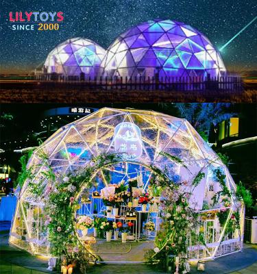 China New Lilytoys PVC outdoor dome tent for sale, customized mobile house/hotel, VIP moving rest room for sale