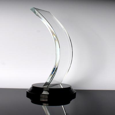 China Japan newcomer crystal trophy white and black customized cheap with high quality for sale