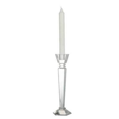 China Cheapest European Home Crystal Decoration K5 Candlestick Stand Pillar Candle Holder Set for sale