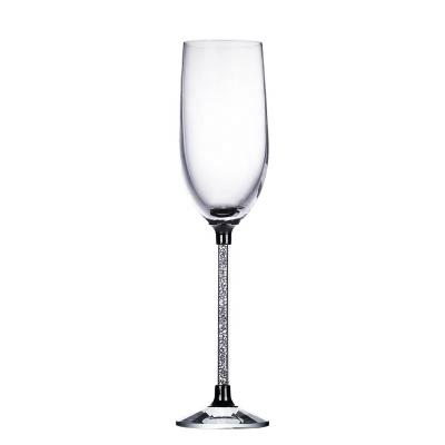 China Europe Crystal Wine Glass Stemware Goblet With Small Diamond High Grade Red Wine Champagne Cup Glasses for sale