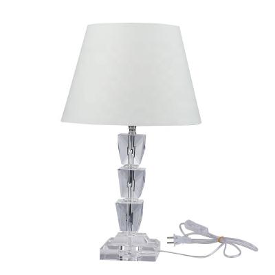 China Fashion Europe Crystal Table Lamp Green For Hotel Home Decoration for sale