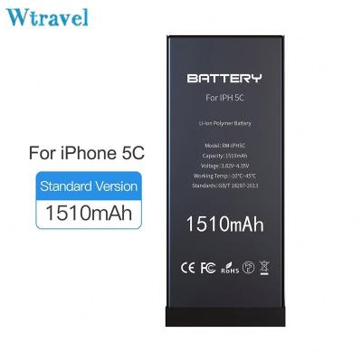 China Mobile Phone Li-ion Battery For Iphone 5C Battery Full Capacity MAH Capacity Replacement Battery In 1510 The Real With Retail Box for sale