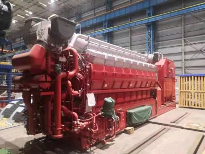 China Rode gebruikte gasgenerator 1000kw tot 8,7mw Gereconformeerde generatoren Te koop