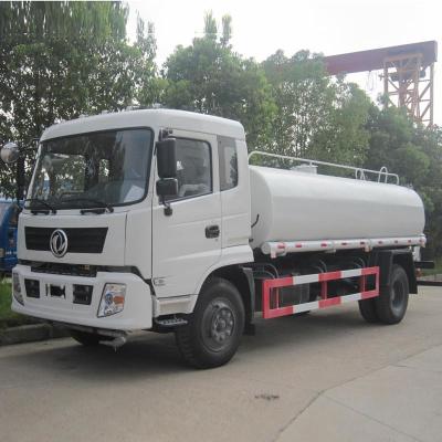 China 10cbm water tank truck 40000L Cummins 170hp water tank Te koop