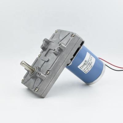 China OEM drip proof square 102*60 mm 12 v 12v 24 low rpm large housing torque 5 nm 6nm 20kgfcm volt 35 watt dc electric flat gear motor for sale