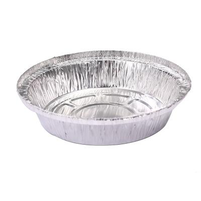 China Baking Wholesale Disposable Aluminium Foil Tray 7/8/9 Inch Round Foil Pizza Pan single Aluminium Foil tray for sale