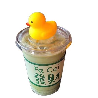 China Single Wall Custom printing Logo12oz 16oz 20oz 24oz clear print bubble tea pet disposable transparent plastic cup with insert dome lid for sale