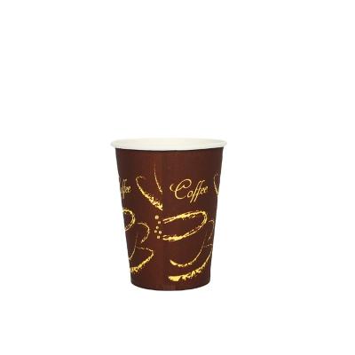 China Disposable Custom printed disposable eco friendly 8oz hot drink butterfly paper cup custom coffee tea paper cups with handle for sale