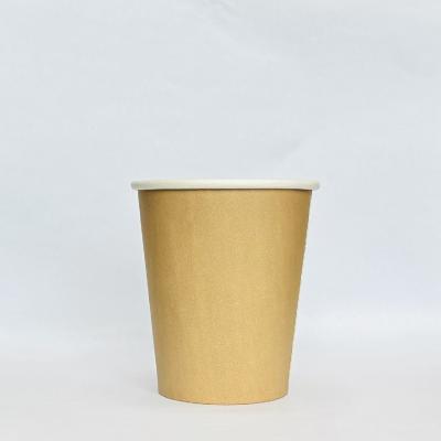 China Disposable Custom print logo eco friendly disposable kraft cardboard cold drink hot coffee paper cup sleeve holder with lid for sale