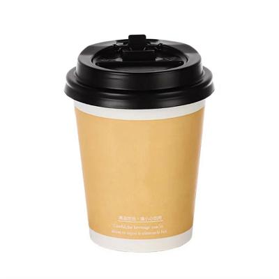 China Disposable Bio disposable recycled for cappuccino milktea hot  cold drinks cup drinking coffee cup single wall paper cups with sleeve for sale