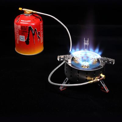 China Portable Mini Gas Stove Gas Stove Auto Outdoor Camping Burner Hiker Stove With Adjustable Fire Design for sale