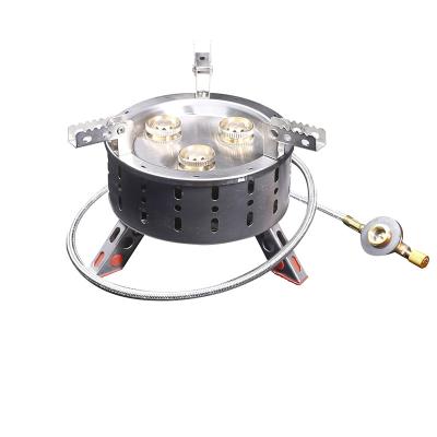 China Automatic High Quality Outdoor Camping Folding Gas Stove Stainless Steel Portable Cooker Stove for sale