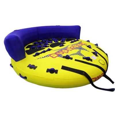 China Water Fun Water Sports Inflatable Towable Tube Crazy UFO Towables for sale