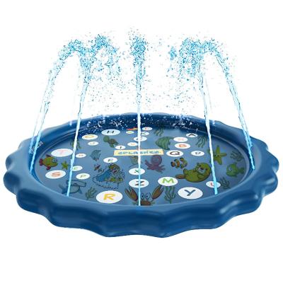 China Splash Pad Sprinkler Inflatable Water Mat Toys For Toddlers Or Infant Baby Fun Backyard Fountain Play Kids Mat 68