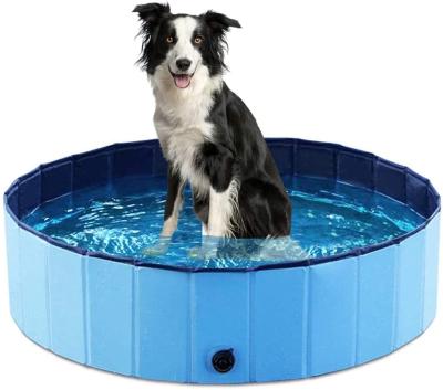 China Hand Wash PVC Collapsible Pet Pool, Collapsible Dog Pet Pool Bathing Tub Kids Pool for Cats and Dogs Kids for sale