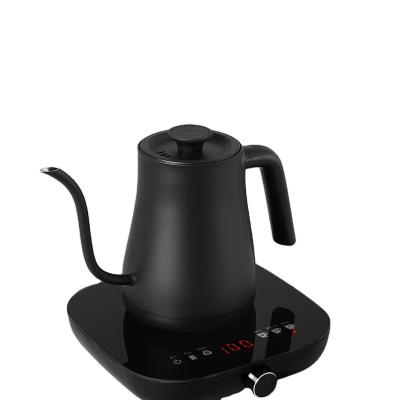 China Cordless Home Use 600ml Elegent Gooseneck 304 Function Stainless Steel Smart Coffee Electric Kettle Digital for sale