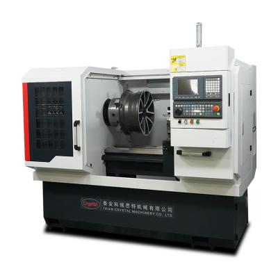 China Repair Wheel Equipment For Straightening And Turning Wheels CNC Lathe AWR28H for sale