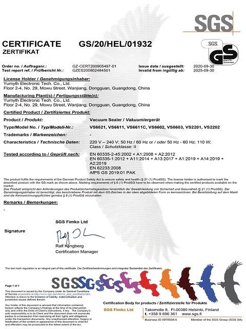 GS - Yumyth Electronic Tech Co., Ltd.