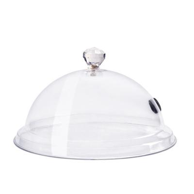 China Easily Cleaned Plastic 8 Inch Bell Lid Dome Cover For Smoking Infuser Specialized Accessory For Smoker Gun Dishes Bowls for sale