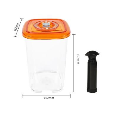 China Eco-Friendly Freshness Preservation BBS-3.0 3000ML Plastic Airtight Food Storage Lunch Boxes Vacuum Canister Container for sale