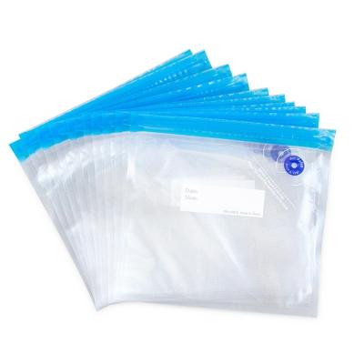 China Reusable Food Vacuum Food Storage Bags Vacuum Zipper Bags for sale