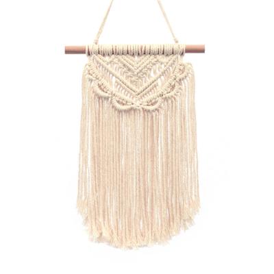 China China Supplier Retro Macrame Home Decor Macrame Wall Hanging White Tapestry Home Decor for sale