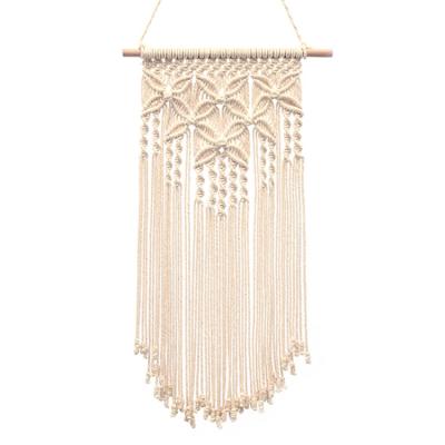 China Wholesale Bohemian Home Decor Woven Macrame Wall Hanging Macrame Wall Tapestry Wall Tapestry for sale