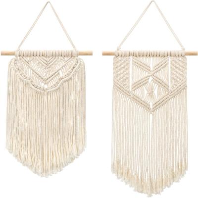 China Handmade Cotton Woven Wall Hanging Home Decor Macrame Wall Hanging for Home Decor Macrame Tapestry Wall Hanging for sale