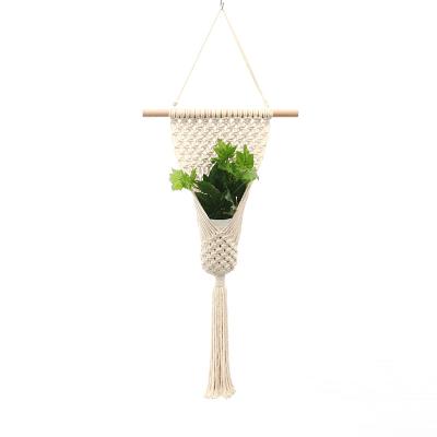 China White macrame wall hanging decorations handcrafted for cotton home decoration handmade home decor for sale