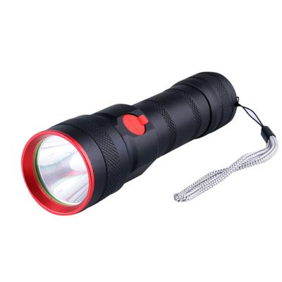 China Outdoor Camping Hiking Hiking Popular T6 10w Led Flashlight Long Distance Rechargeable Outdoor Emergency Led Flashlight For Camping for sale