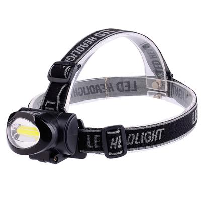 China Emergency ABS Platisc 3W COB Led Headlamp Portable Camping Hiking Fishing Outdoor COB Headlamp Head Torch for sale