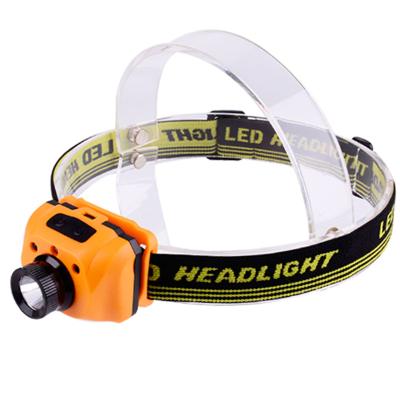 China Hot Selling Camping ABS Plastic Sensor Dry Headlight Battery Powered High Bright Led Camping Head Light for sale