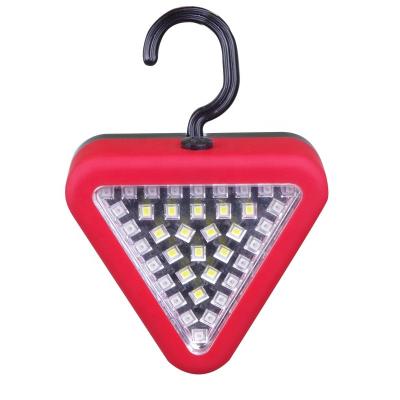 China ABS New Arrival Magnetic Portable Triangle Worklight COB SMD LED Handheld Work Light With Hook for sale