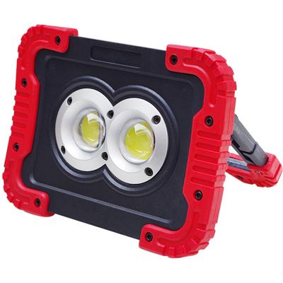 China High Quality Nylon and TPR Material 20W High Quality COB Led Rechargeable Worklight for Maintenance Car Repairing Camping for sale