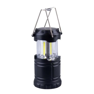 China Promotional Folding 3W 300Lm Portable Outdoor Activity Folding 3W 300Lm Portable Outdoor Tent Lamp Mini Cob Battery Saving Emergency Hanging Light for sale