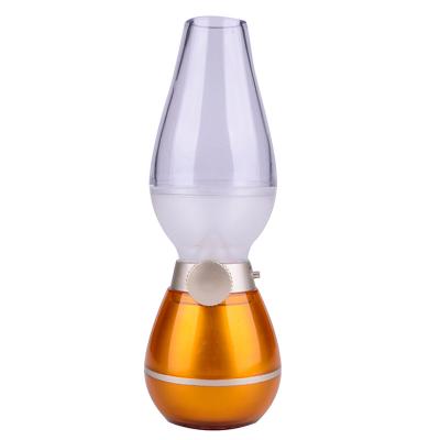 China Warehouse Popular USB Rechargeable Portable Micro Blowing Control Led Camping Lantern for sale