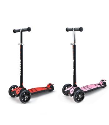 China 4 Wheels Scooter Factory Cheapest Mini Kick Scooter Kids Tri Scooter Kids Direct Folding Kick Scooter 3 Wheels With Lights for sale