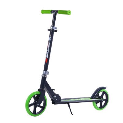 China PU Certificate Big Wheel No Electric Scooter Adults Fold Best Cheapest Adult 2 Wheel Kick Scooter For Adults for sale