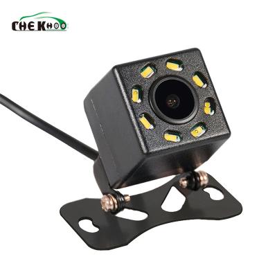 China Car Rear View Camera Waterproof Universal Backup Parking Camera 8 LED Night Vision Waterproof 170 Wide Angle HD Color Image Reversing Cam for sale