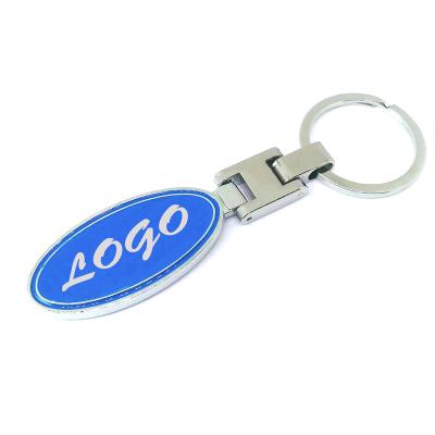 China Hot Selling NEW Design Metal Car Keyfob Keychain Zinc Alloy Car Key Chain Key Rings Men's Business Style For Ford for sale