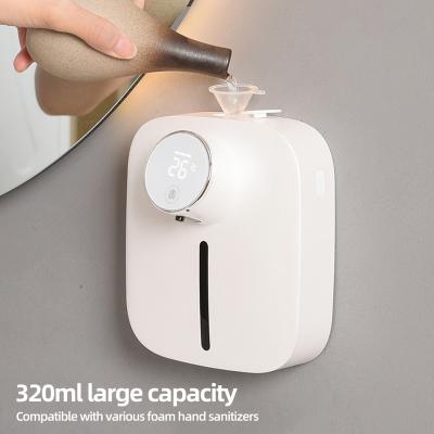 China Best Modern Touchless Sensor Hand Free Foaming Electric Battery Powered No Touch Automatic Soap Dispenser for sale