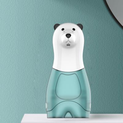 China Foam Soap Dispenser Kids Hand Wash Soap Dispenser Fun Bear Shape Automatic Soap Dispenser for sale