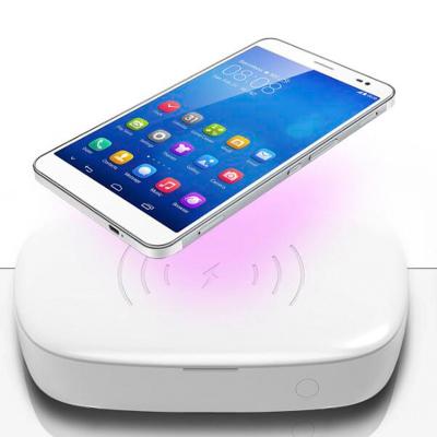 China Hot Selling Mobile Phone Popular and Well-reviewed UV Box with Wireless Charger UV Sanitizing Box for sale