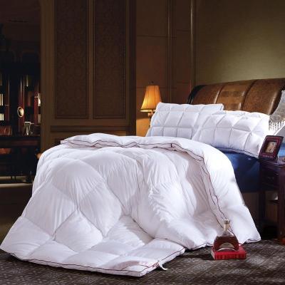 China Down Alternative Comforter Warm White Queen All Season Quilted Lightweight Bed Comforter Duck Down Quilt for sale