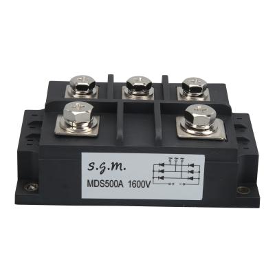 China Three Phase Power Supply/AC-DC Motor Control Module MDS500A 1600V 400A 600A/Inverter Rectifier Diode/Welder etc Power Module for the generator for sale