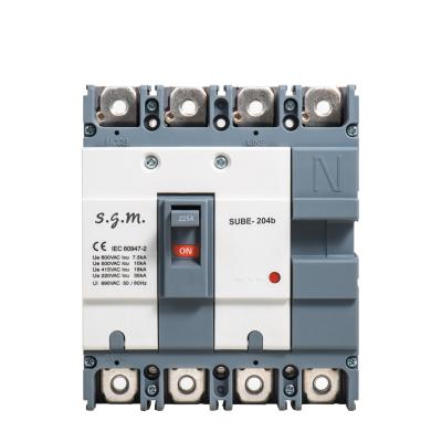 China SUBE-204b 2P/3P/4P Magnetic MCCB Molded Case Circuit Breaker SUBE-204b for sale