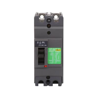 China Molded Case Circuit Breaker SUZC-100H 2 Poles MCCB SUZC100H for sale