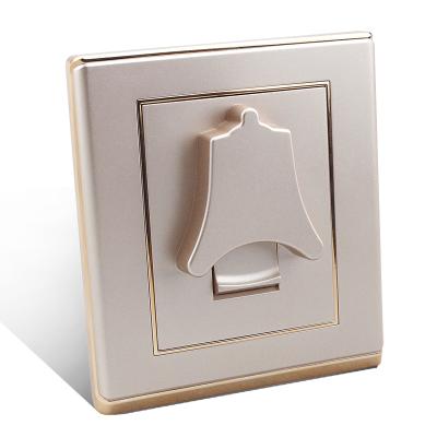 China Factory security type 2021 luxury new design directly supply waterproof push button doorbell wall switch for sale