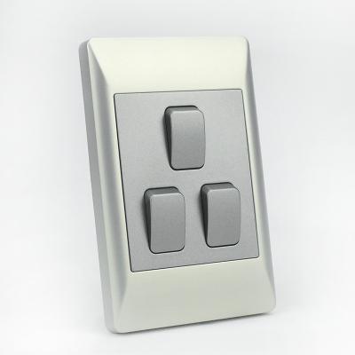 China Plastic Security PC Cover Light Wall Switch With Indicator Light South Africa Switch for sale